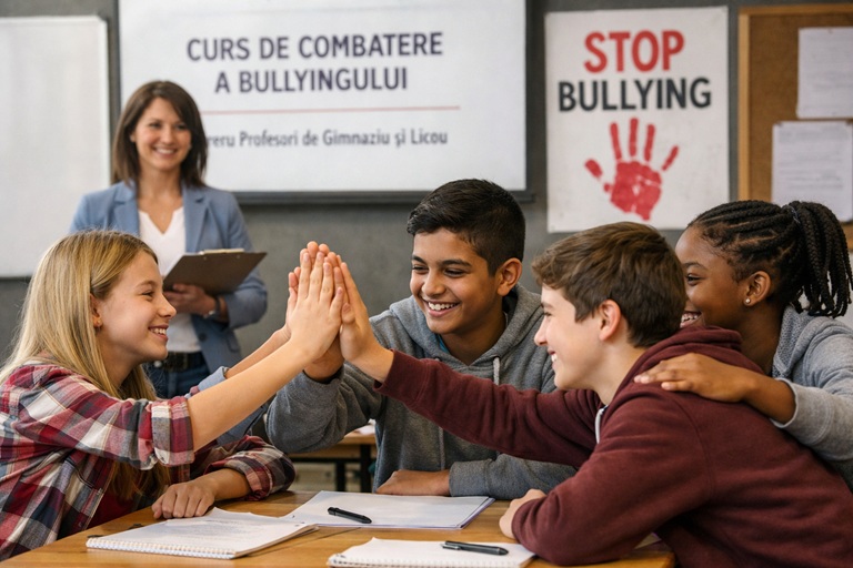 FĂRĂ URME PE SUFLET – Program de formare pentru cadrele didactice – curs de prevenire a Bullying-ului